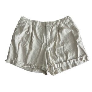 A New Day Pleated Shorts – Beige, Size 16